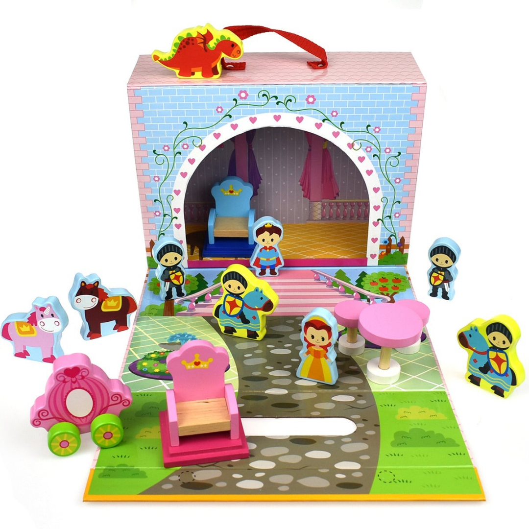 Princess Wooden Story Box Travel Set