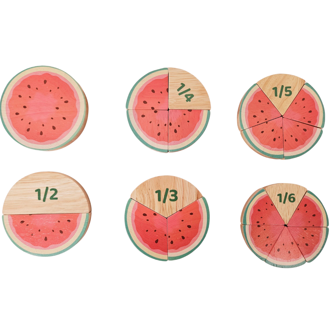 Watermelon Fraction Set