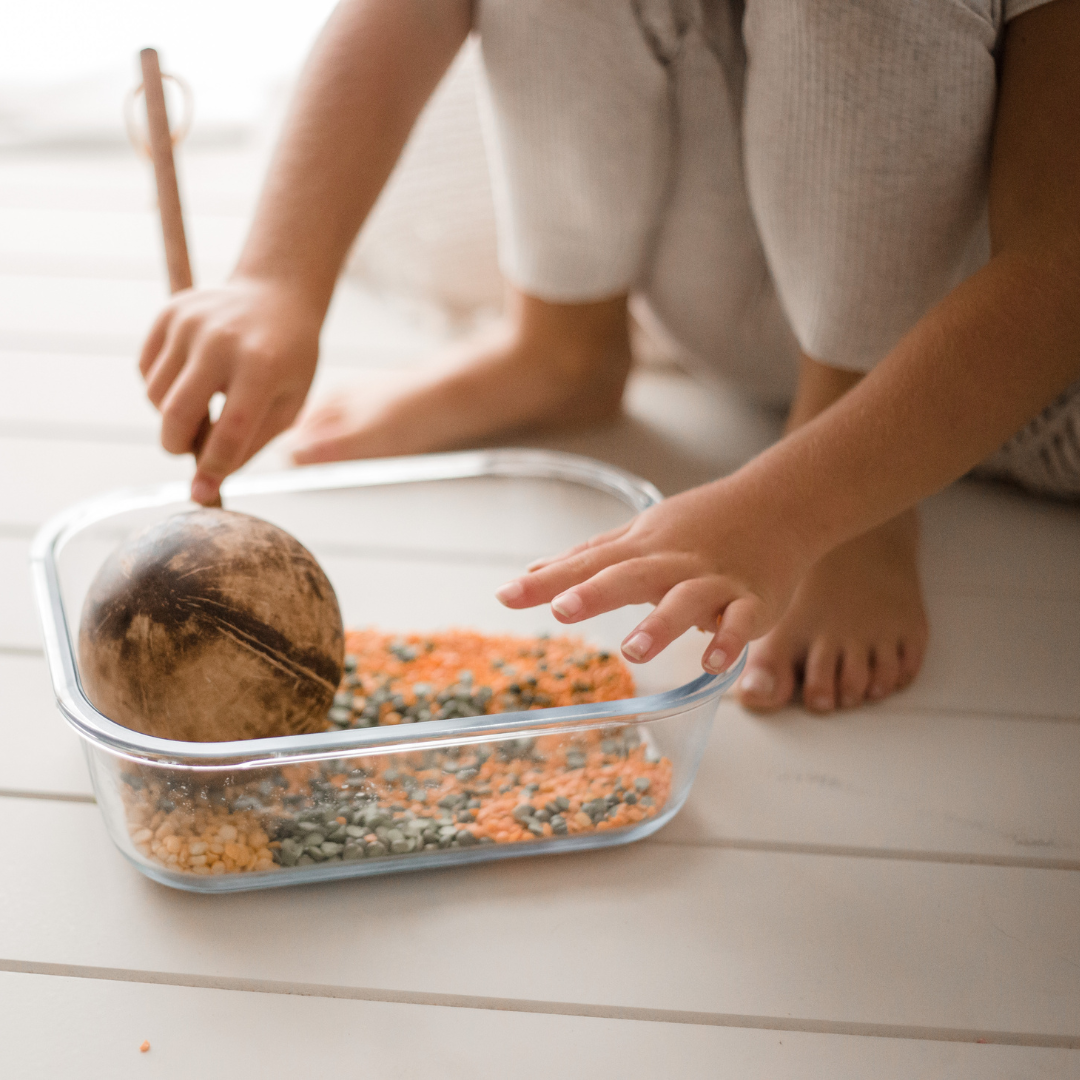 Mini Coco Shell Water Scoop