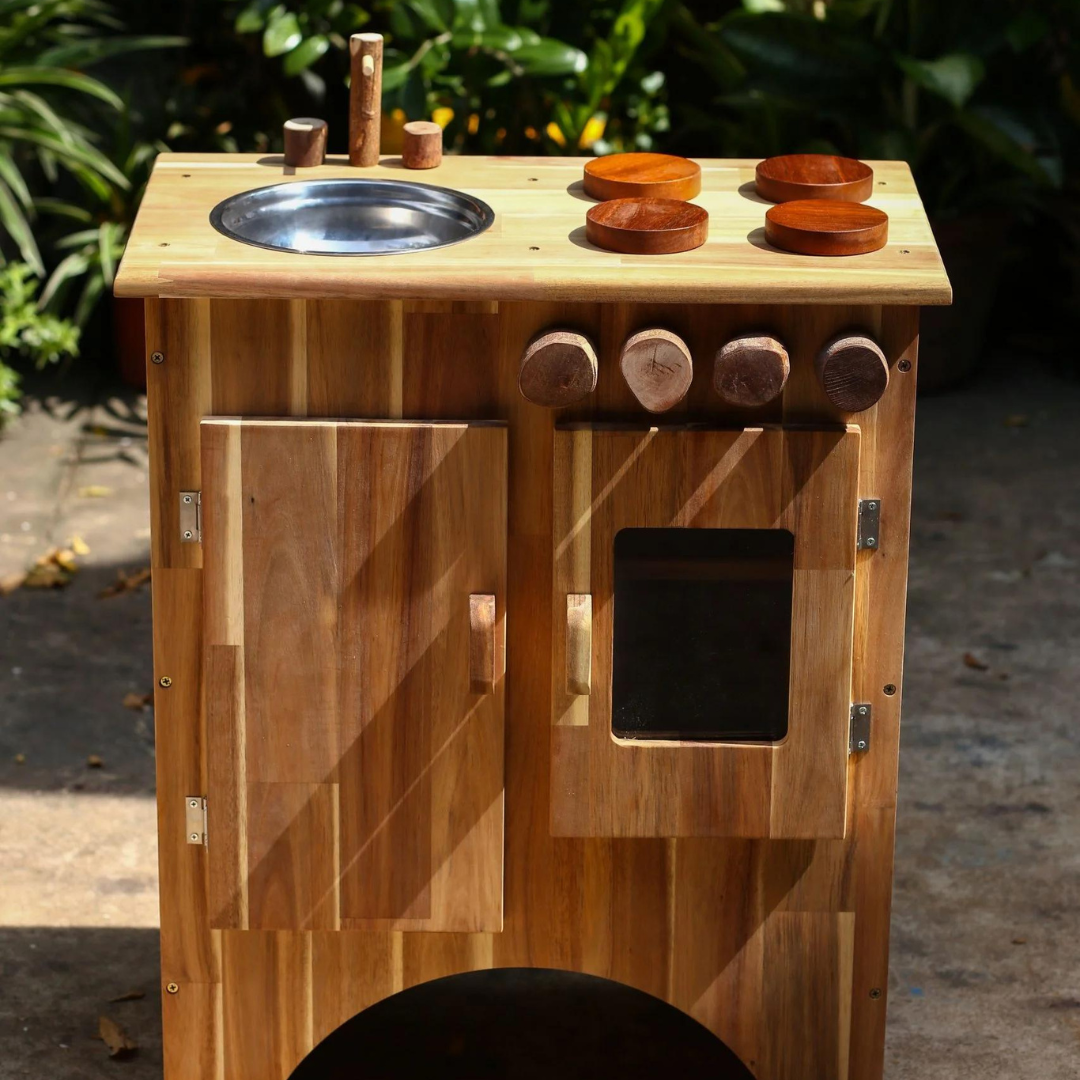 Combo Wooden Stove and Sink