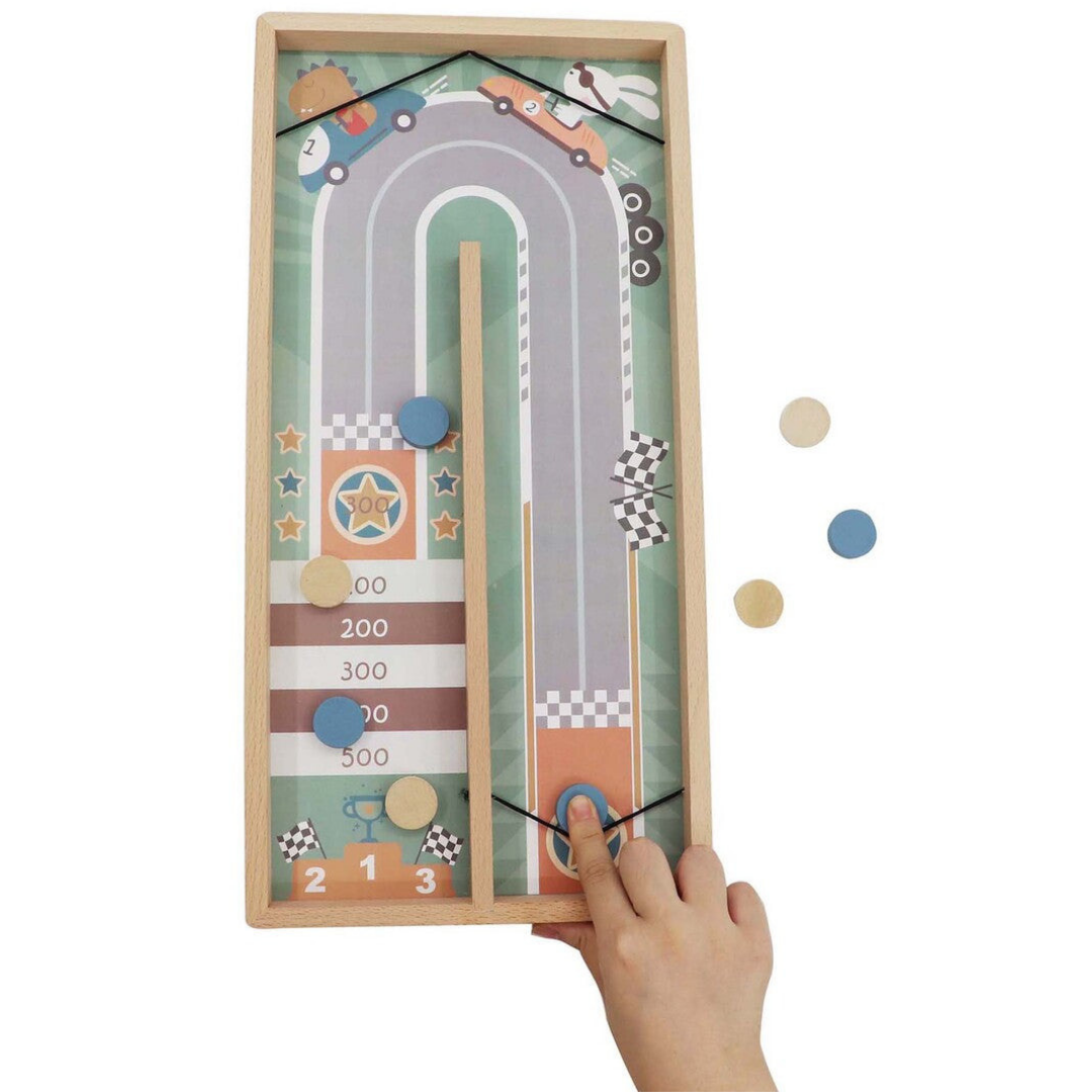 Wooden Sling Pinball Game – Playful Eco