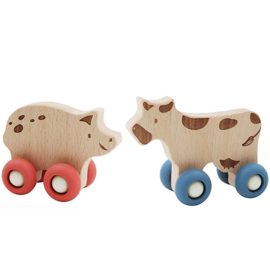 Ecowheels Farm Movers Cow & Pig