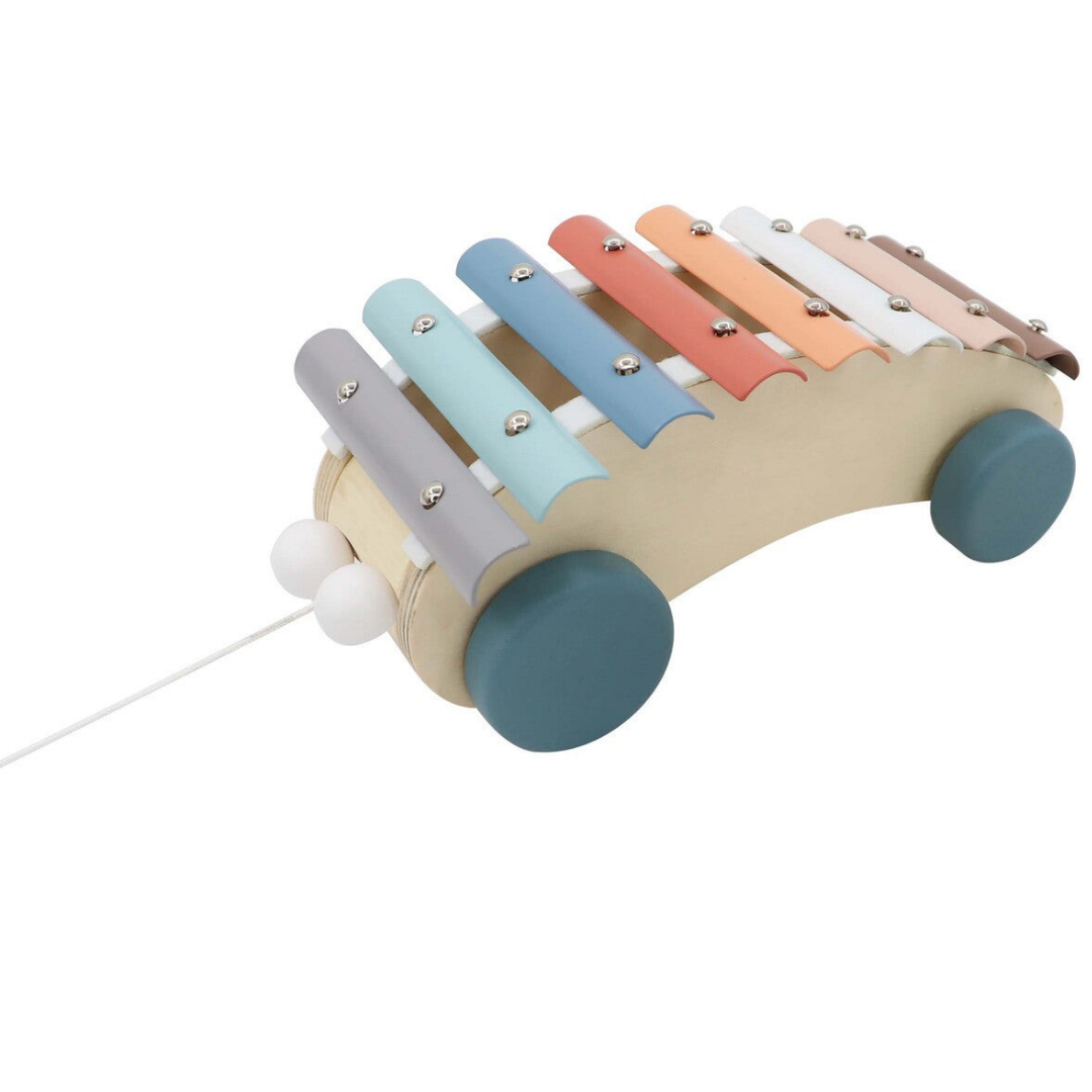 Pull Along Xylophone Car