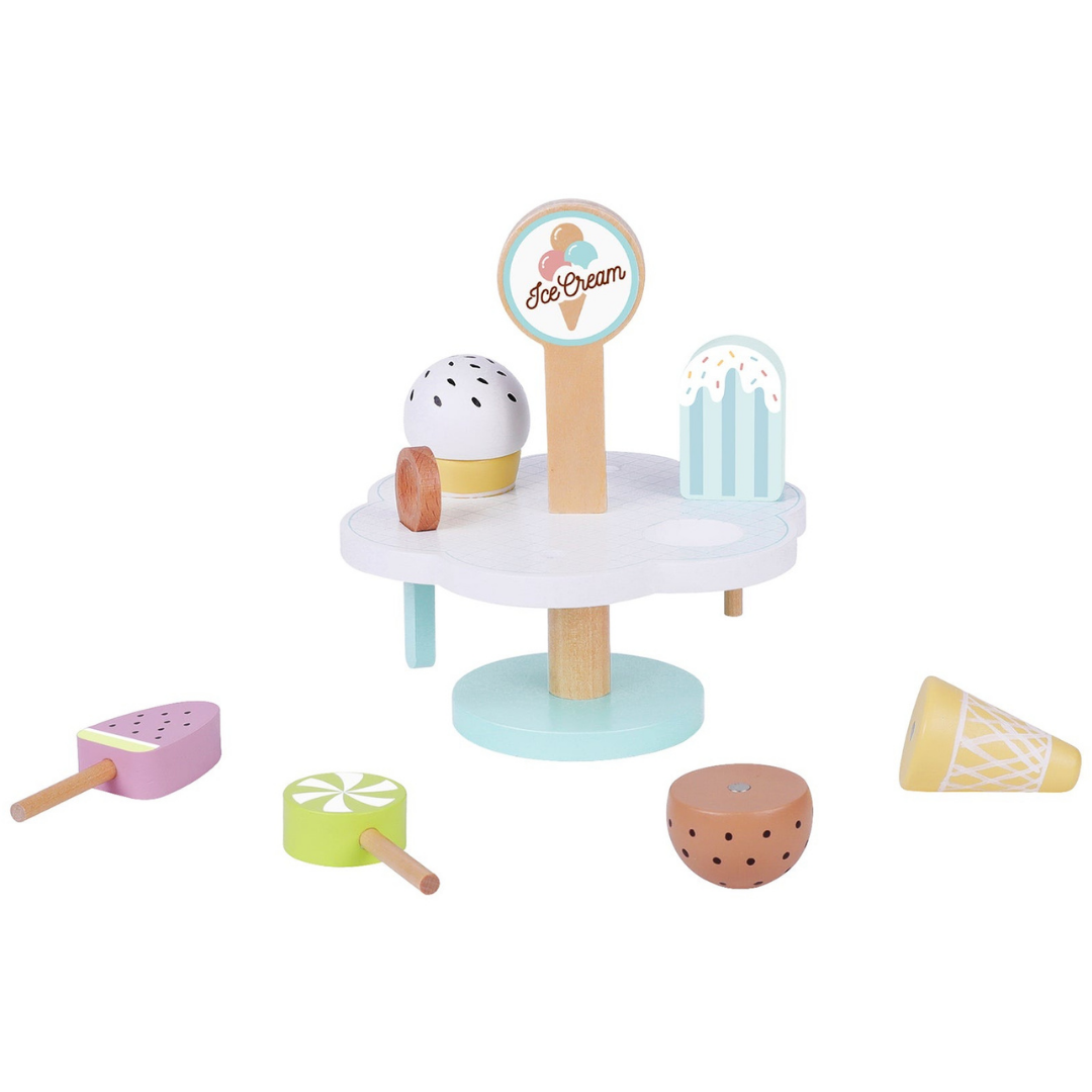 Wooden Ice-Cream Set