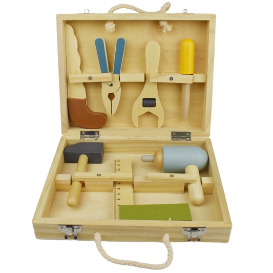 Wooden Kids Toolbox Boxed