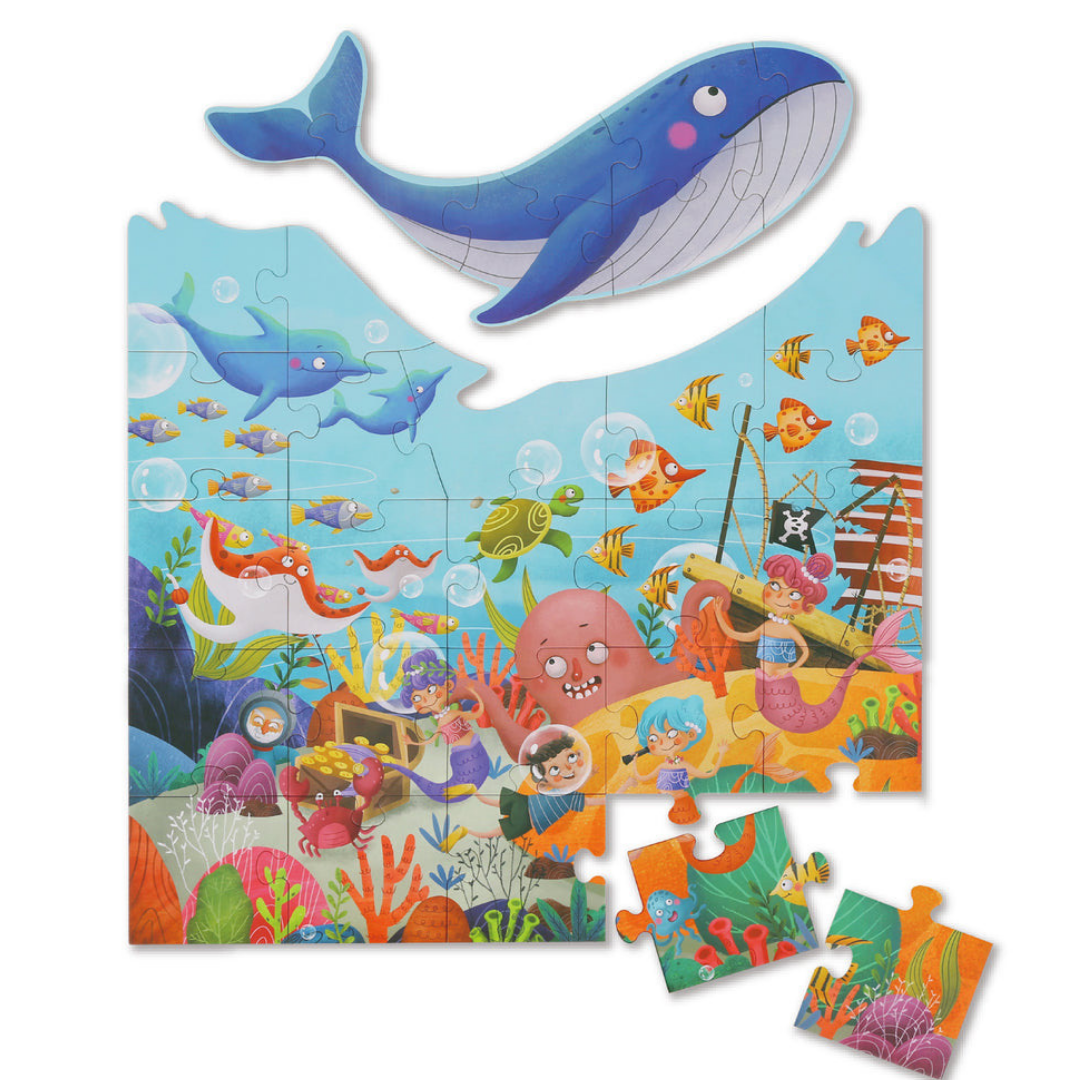 Marine Life Jigsaw Floor Puzzle 30pcs