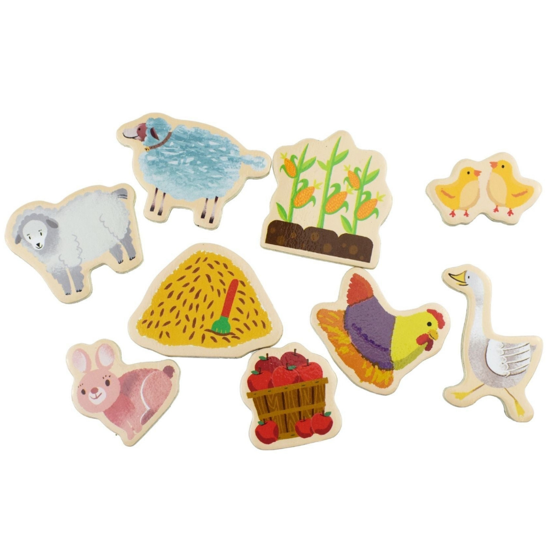 Magnetic Farmyard & Animals - 30pcs