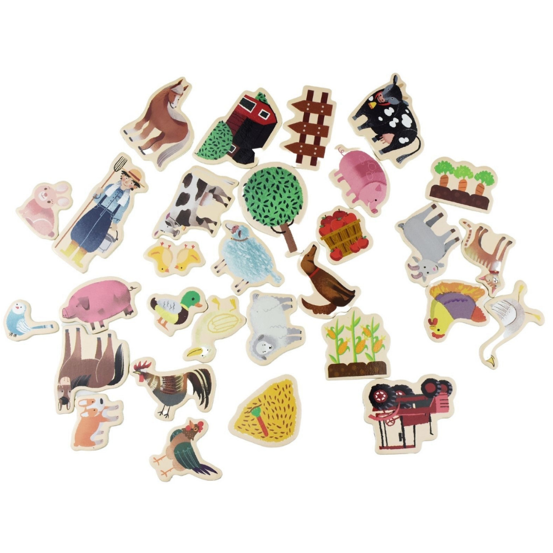 Magnetic Farmyard & Animals - 30pcs