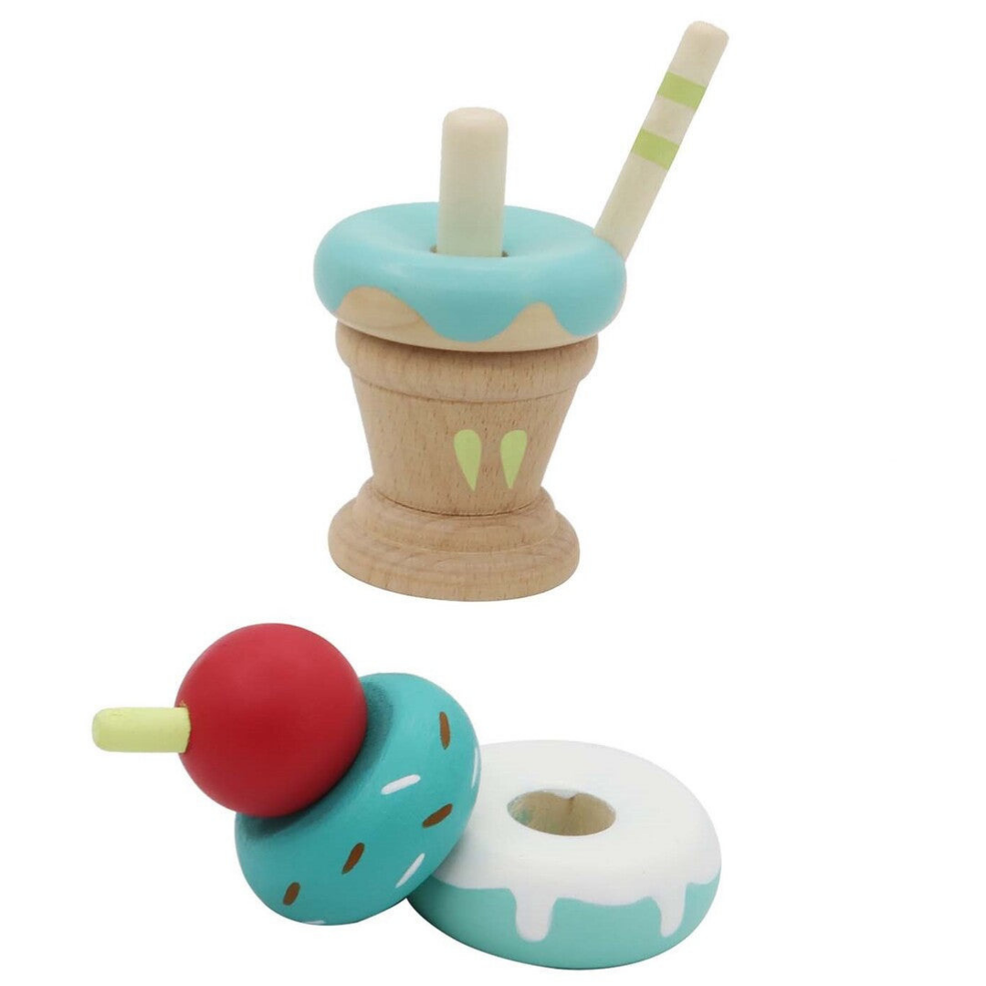 Wooden Stacking Ice-cream Mint