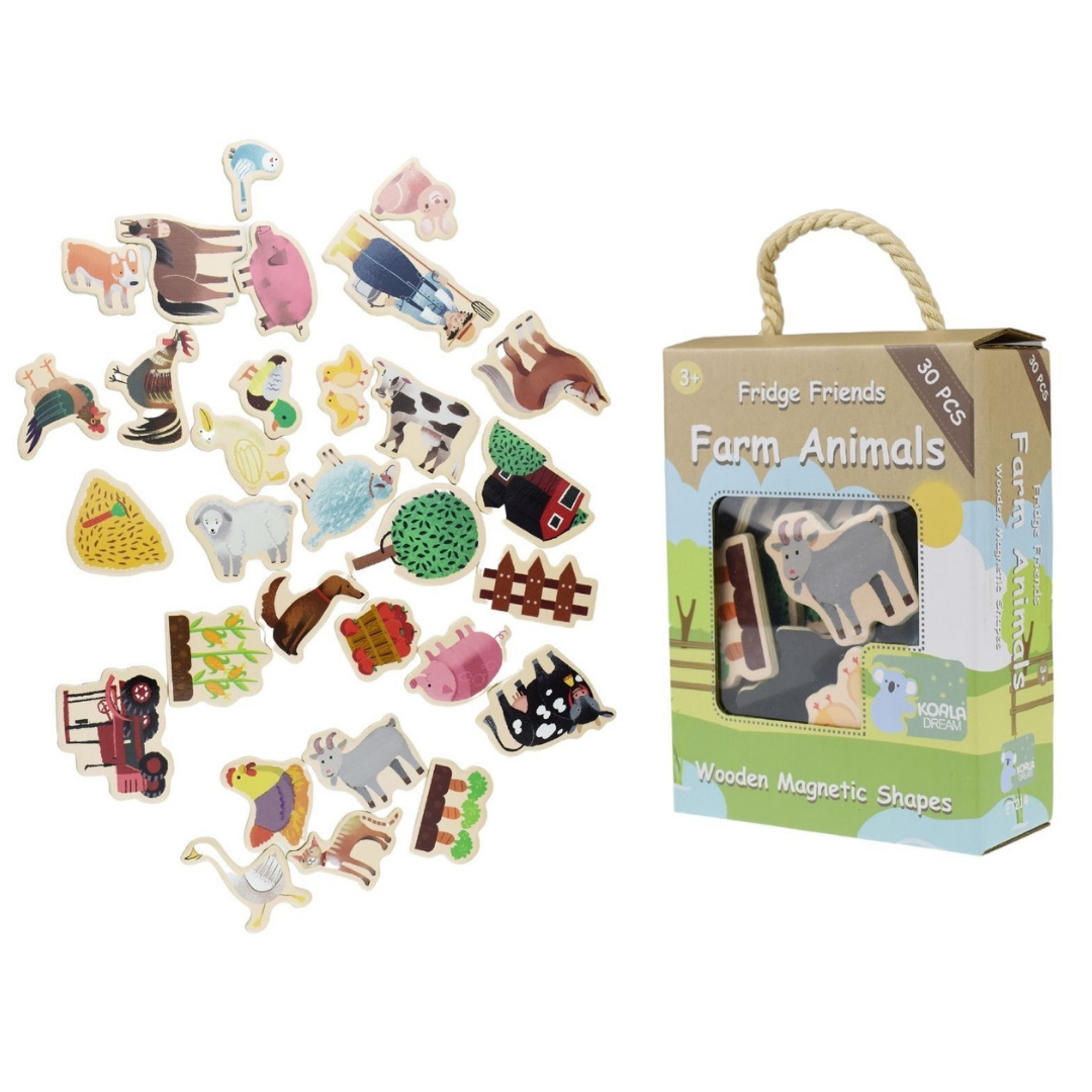 Magnetic Farmyard & Animals - 30pcs