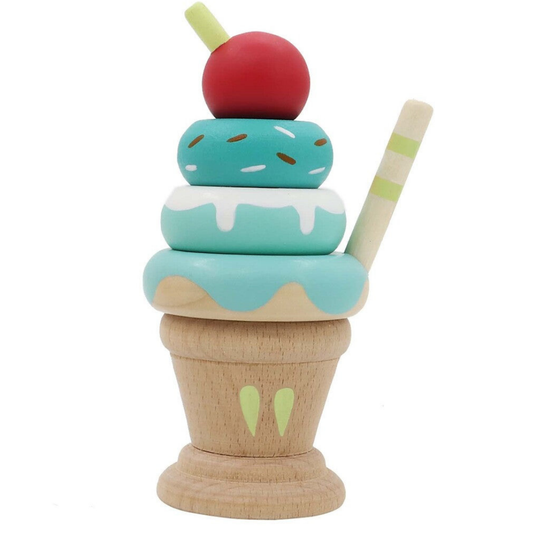 Wooden Stacking Ice-cream Mint