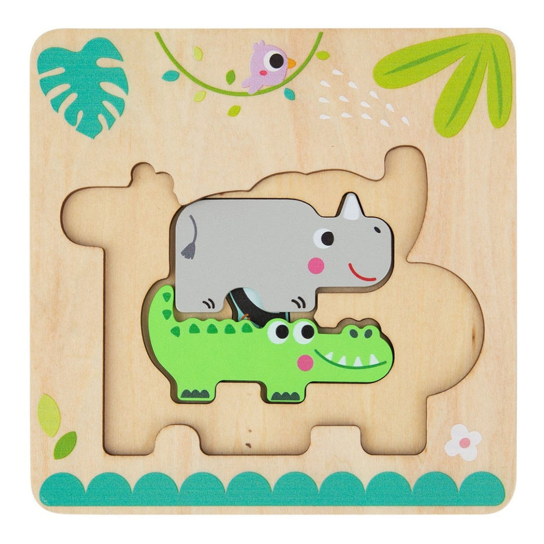 Multi-Layered Animal Puzzle