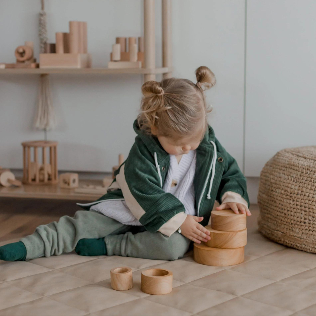 Natural Stacking Bowls