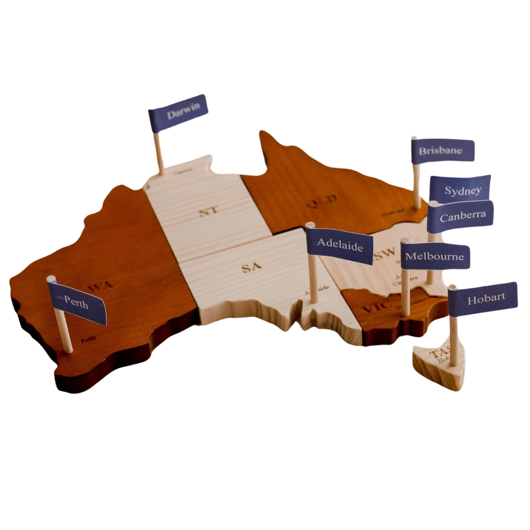 Australian Map Puzzle Play Set