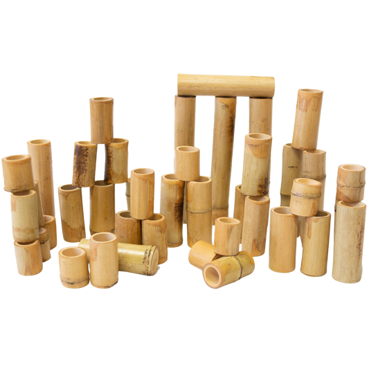 Bamboo Counting and Building blocks 40 pcs