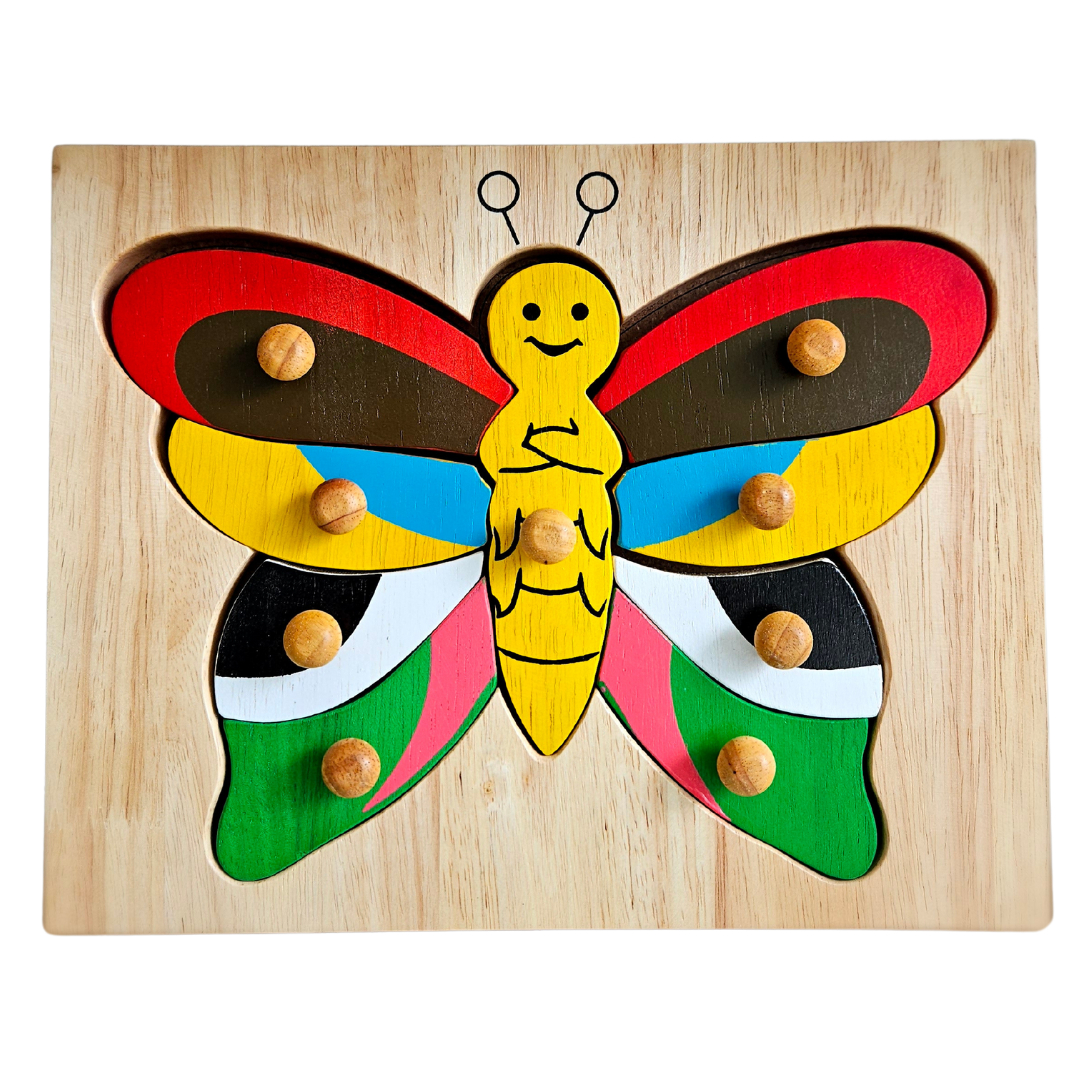 Butterfly knob puzzle