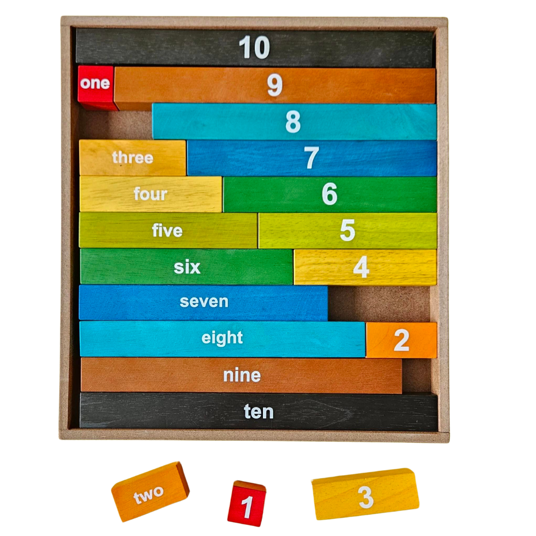 Montessori Counting Rods – Playful Eco