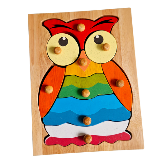 Hooty owl knob puzzle