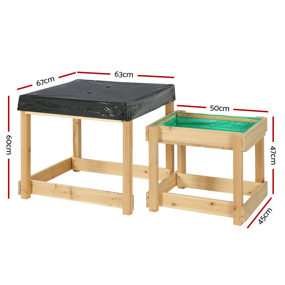 Wooden Sandbox & Water Table