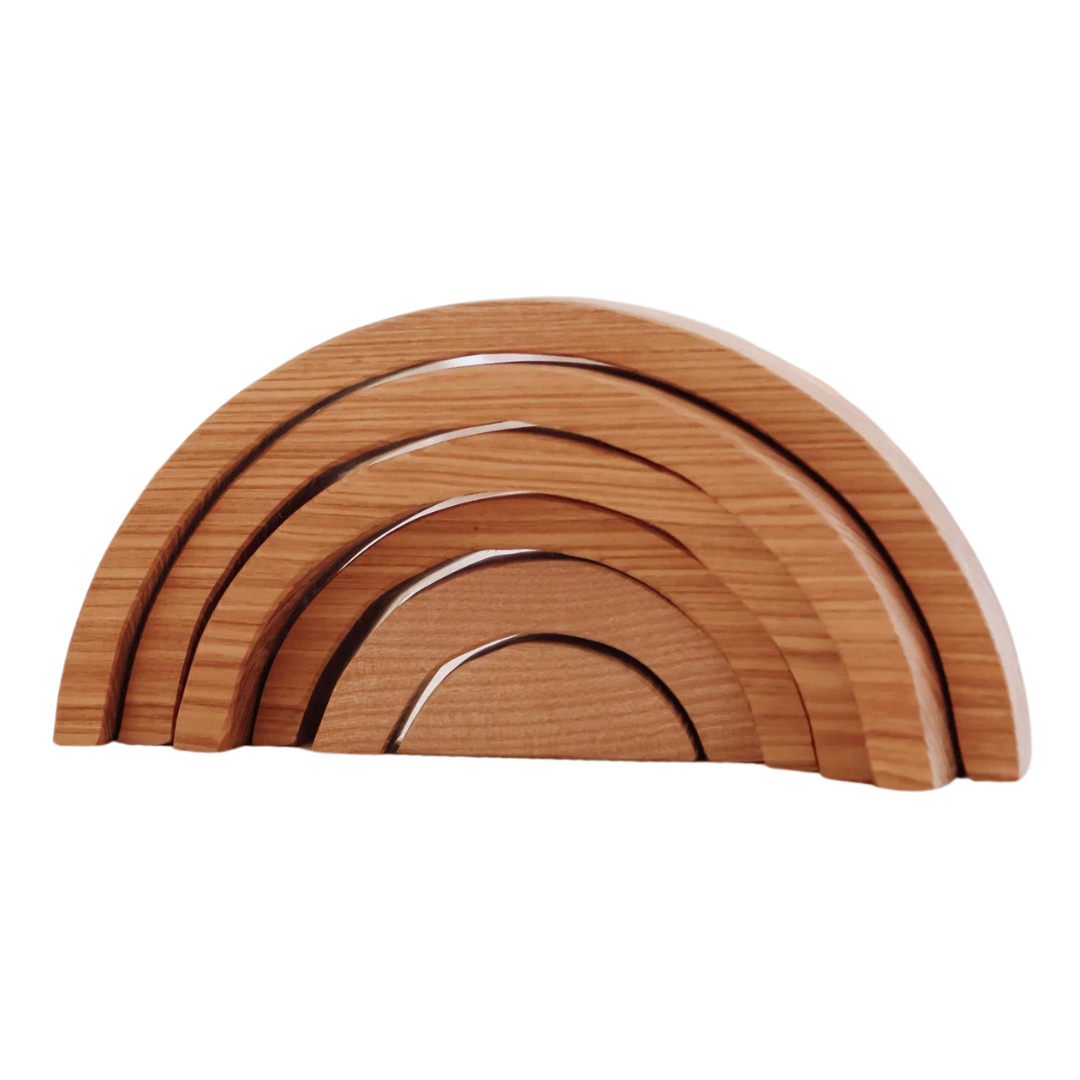 Large Natural Stacking Blocks – Playful Eco
