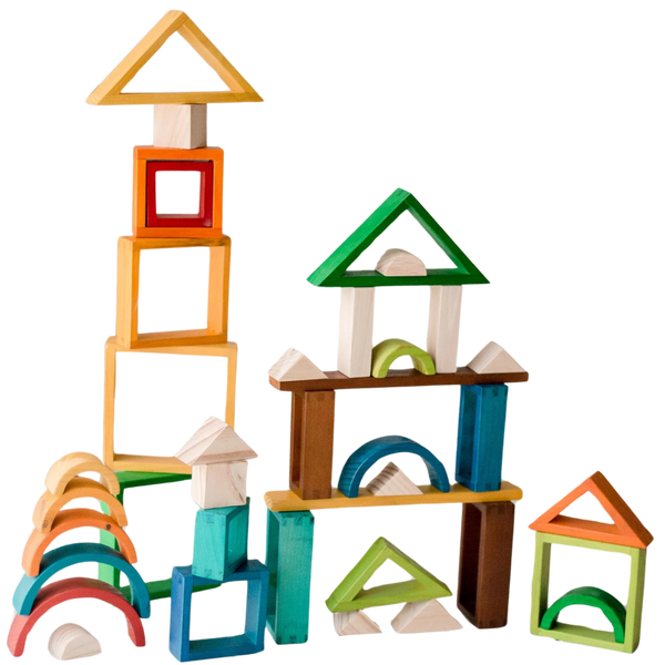 Rainbow Nesting Blocks – Playful Eco