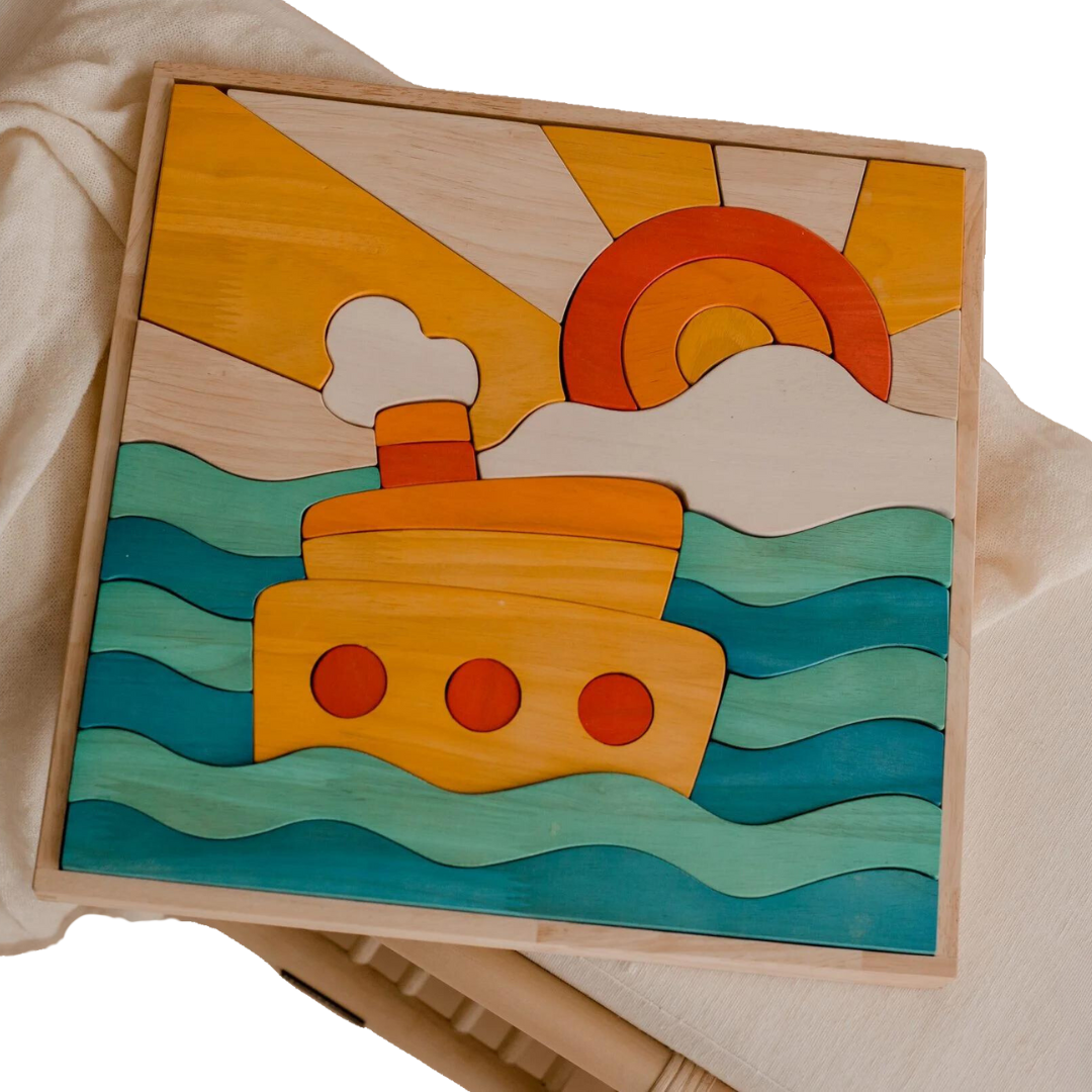 Ocean & Ship Puzzle Play Set