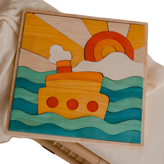 Ocean & Ship Puzzle Play Set