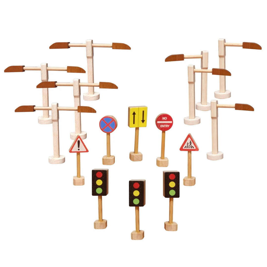 Road sign and street light set – Playful Eco