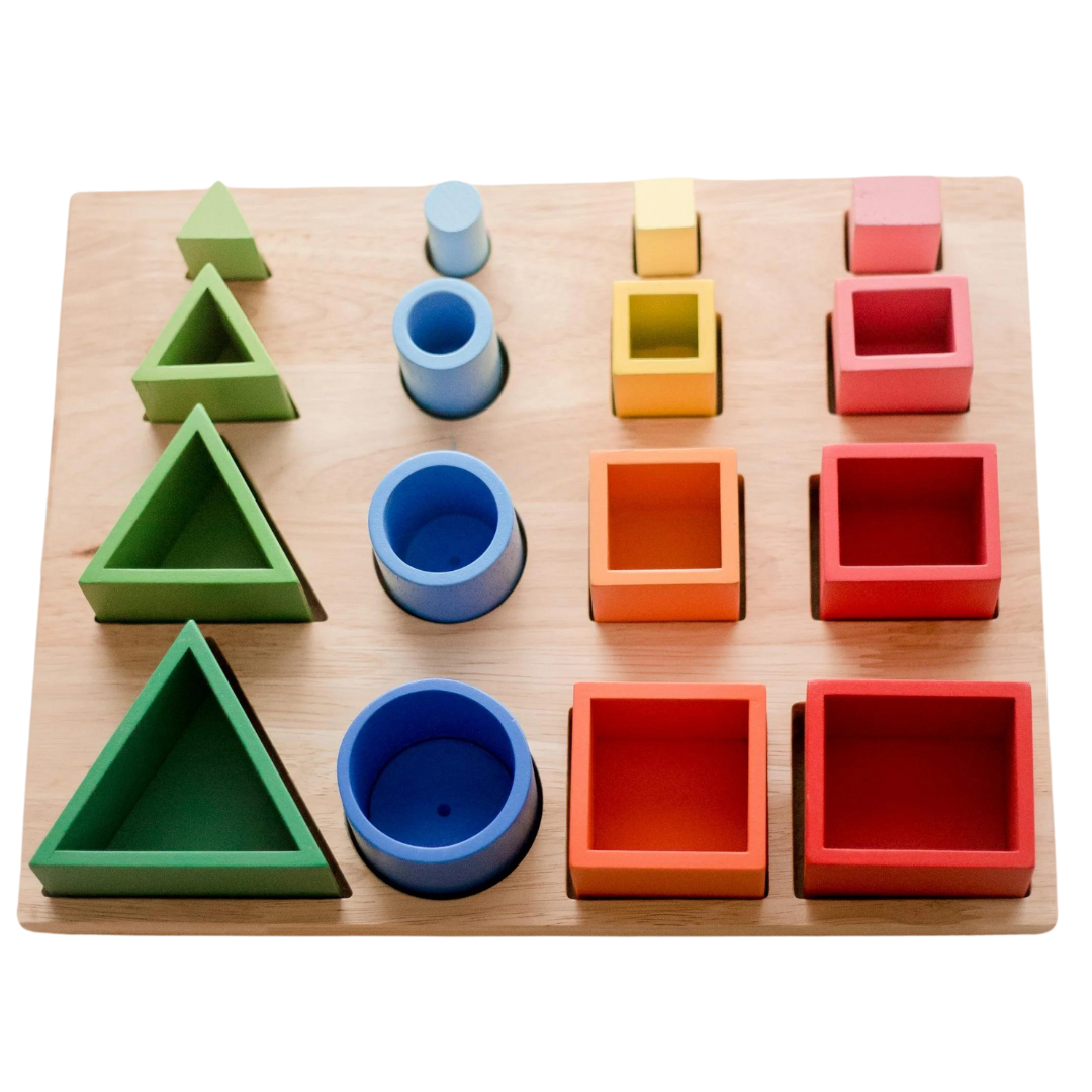 3D sorting and nesting board