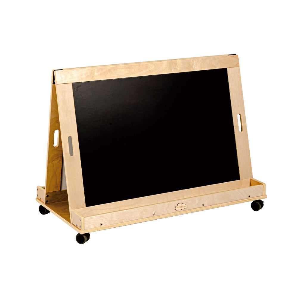 Magnetic Standing Easel White and Black Board