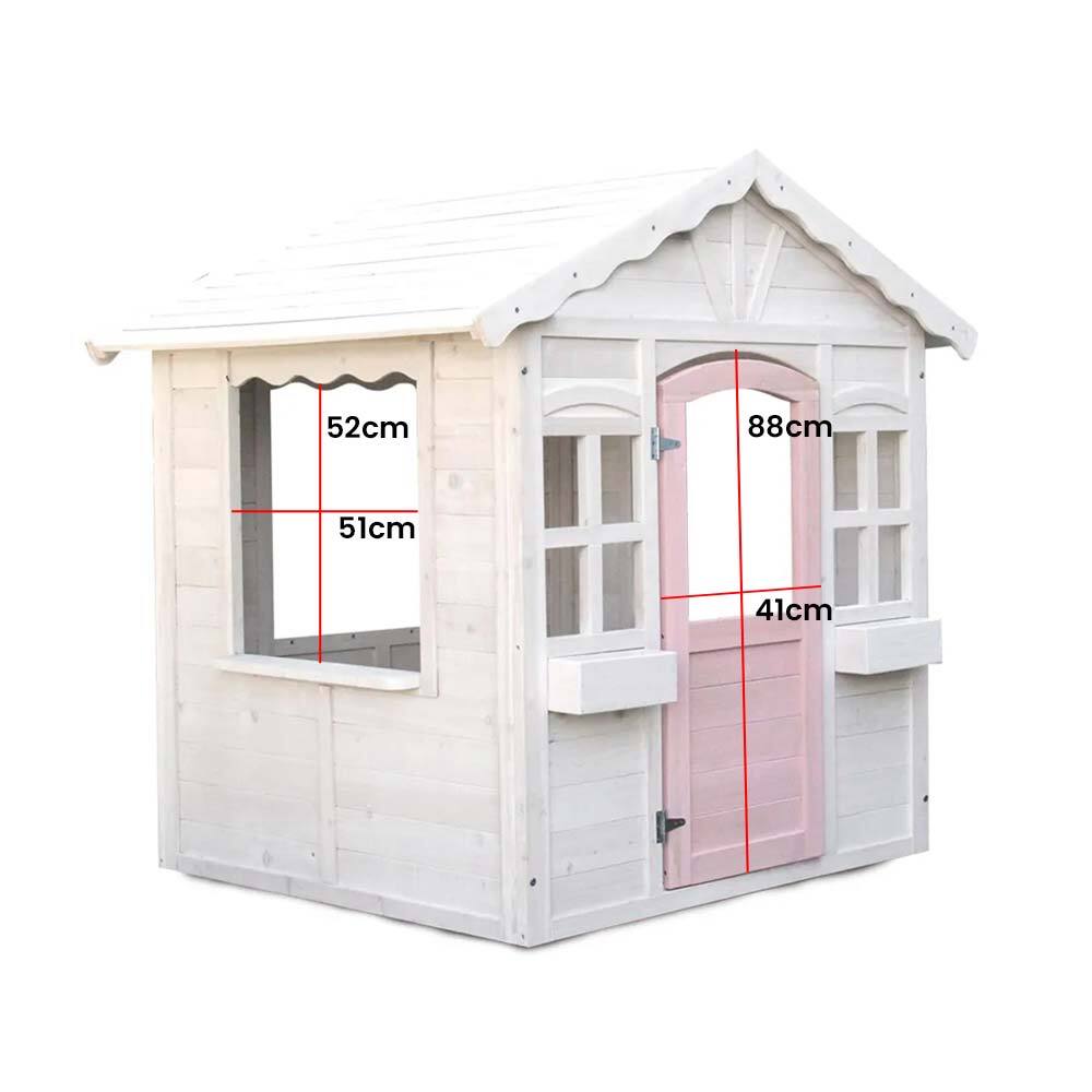 Wooden Cottage Play Cubby House