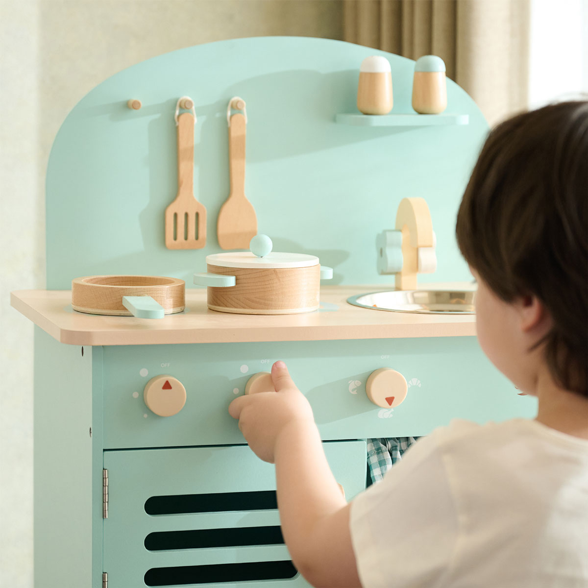 Blue Retro Kitchen