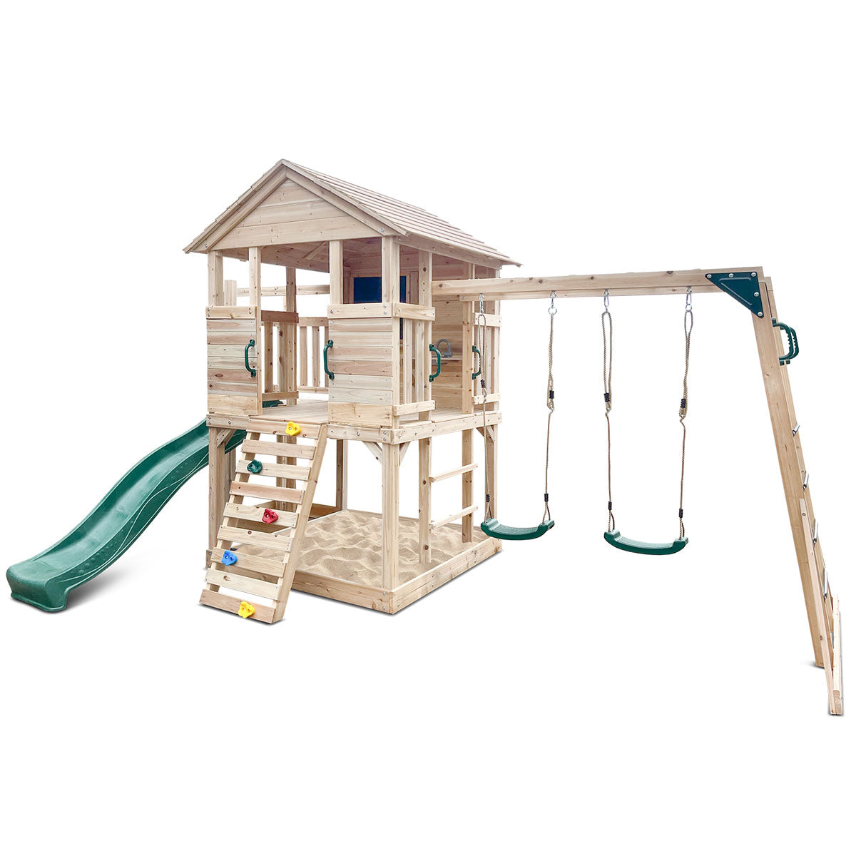 Kingston Cubby House with Green Slide