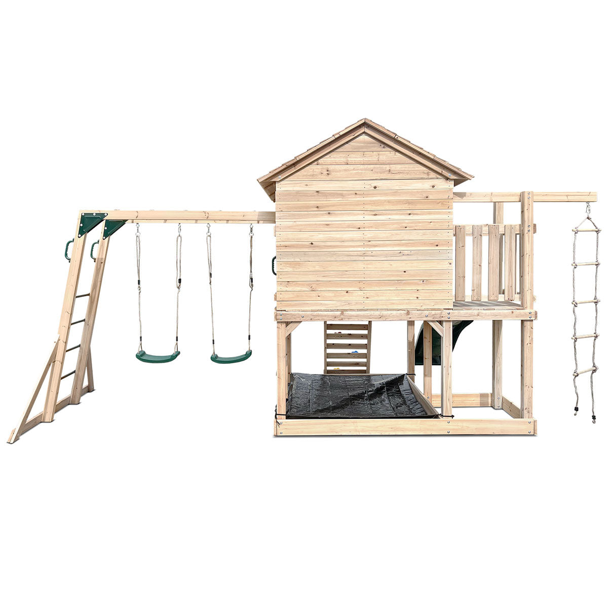 Kingston Cubby House with Green Slide