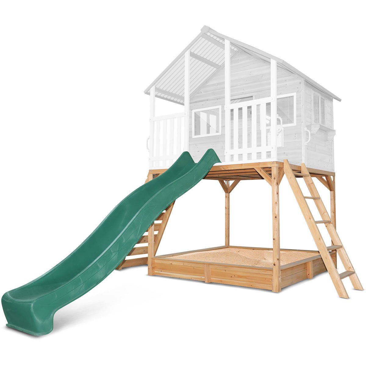 Winchester Cubby House + Green Slide