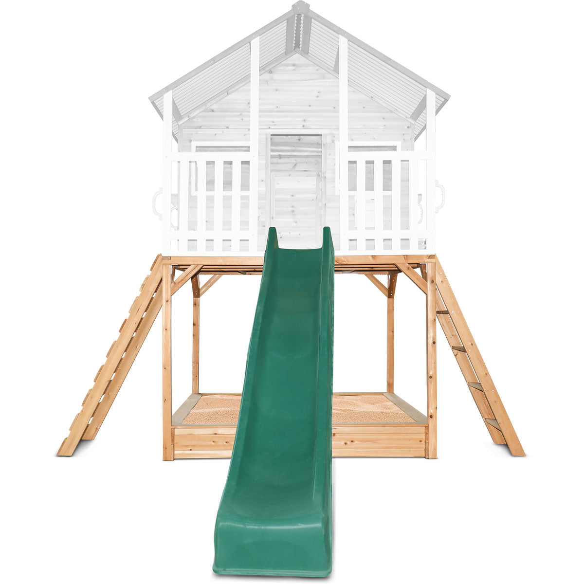 Winchester Cubby House + Green Slide