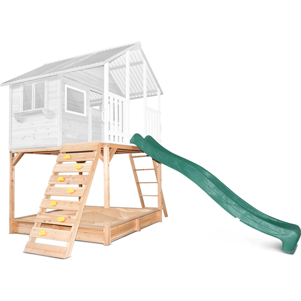 Winchester Cubby House + Green Slide