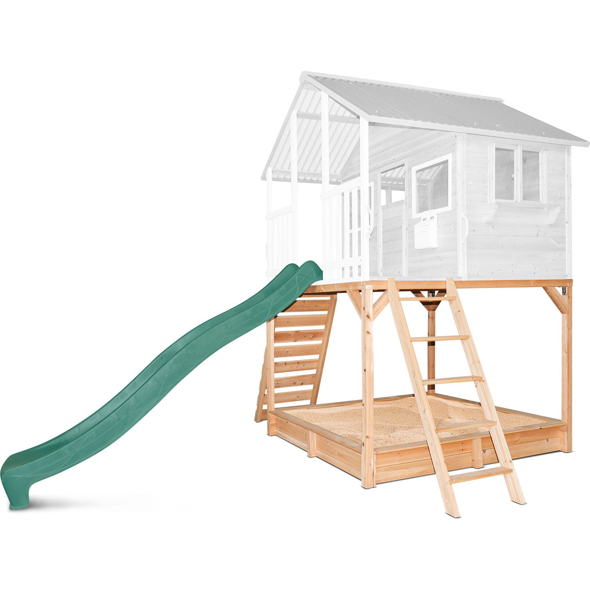 Winchester Cubby House + Green Slide