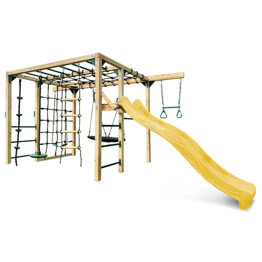 Orangutan Climbing Cube + Yellow Slide