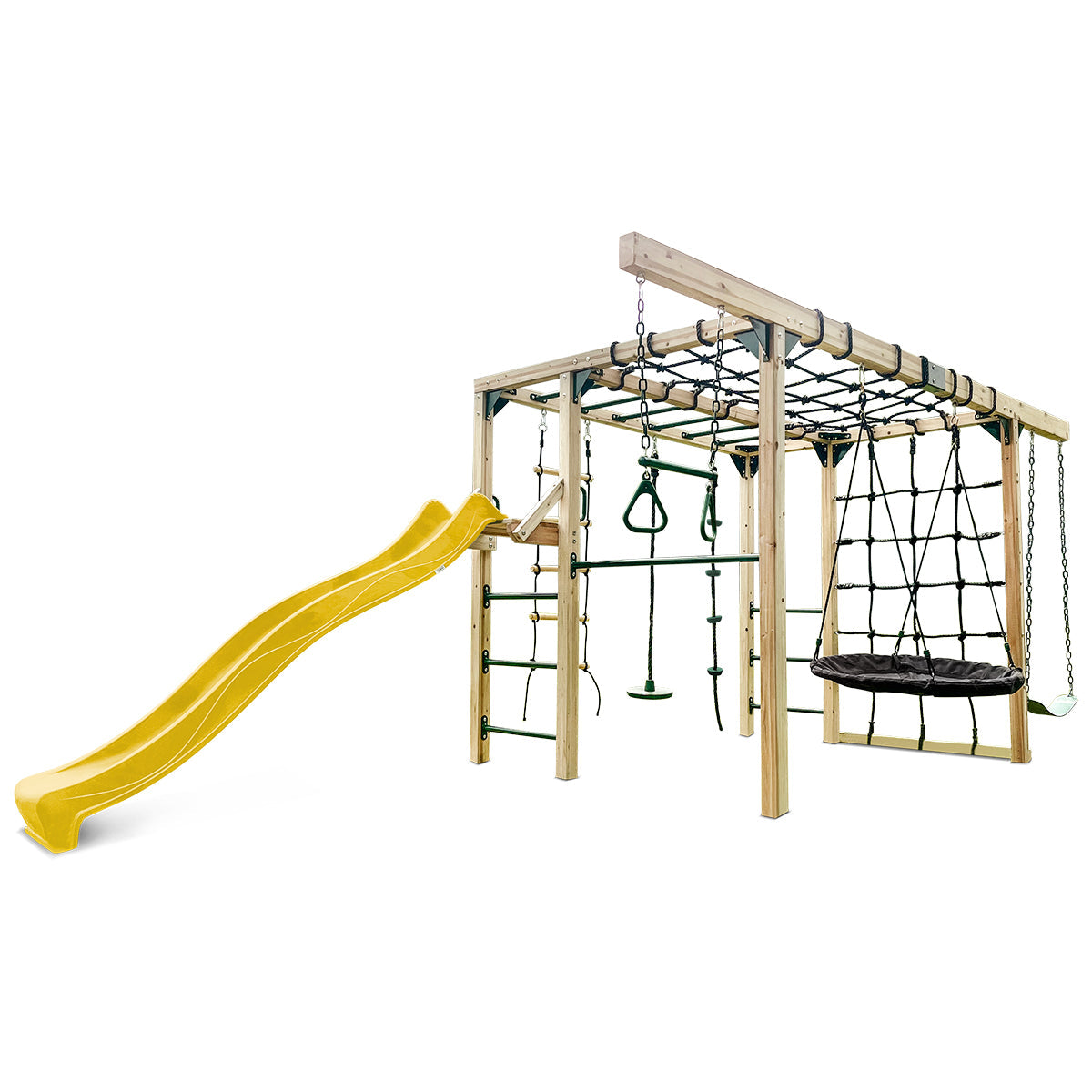 Orangutan Climbing Cube + Yellow Slide