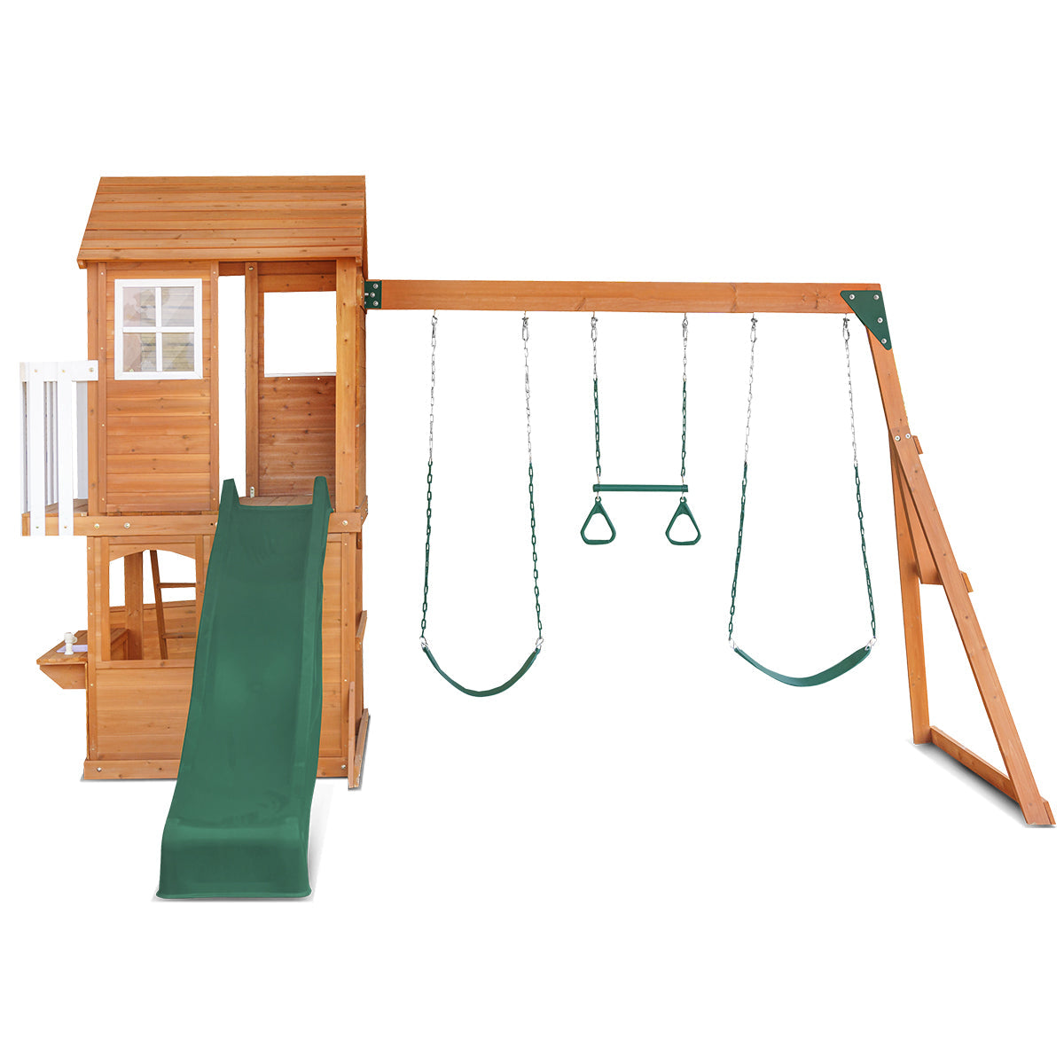 Springlake Play Centre With Green Slide