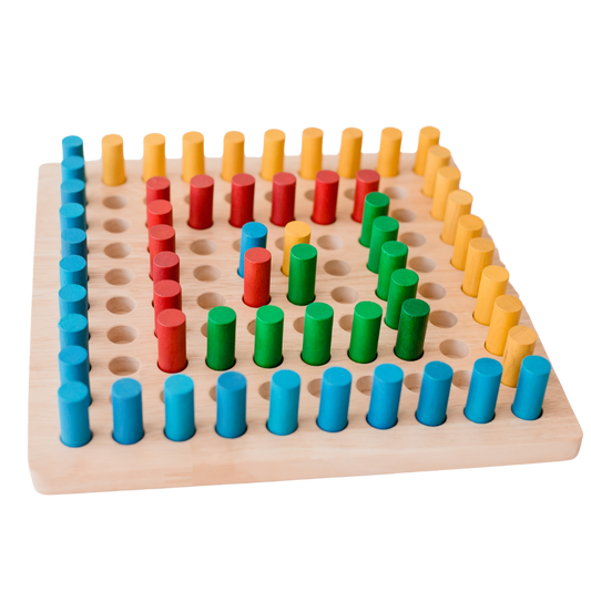 Wooden Peg Board