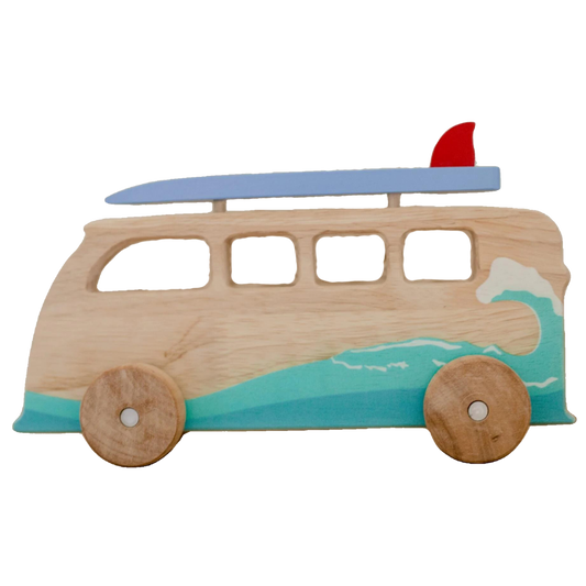 Wooden Surfing Van